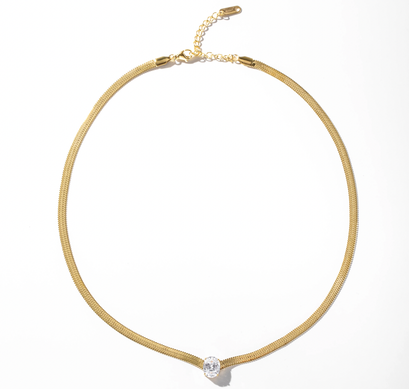 Snake Crystal Necklace