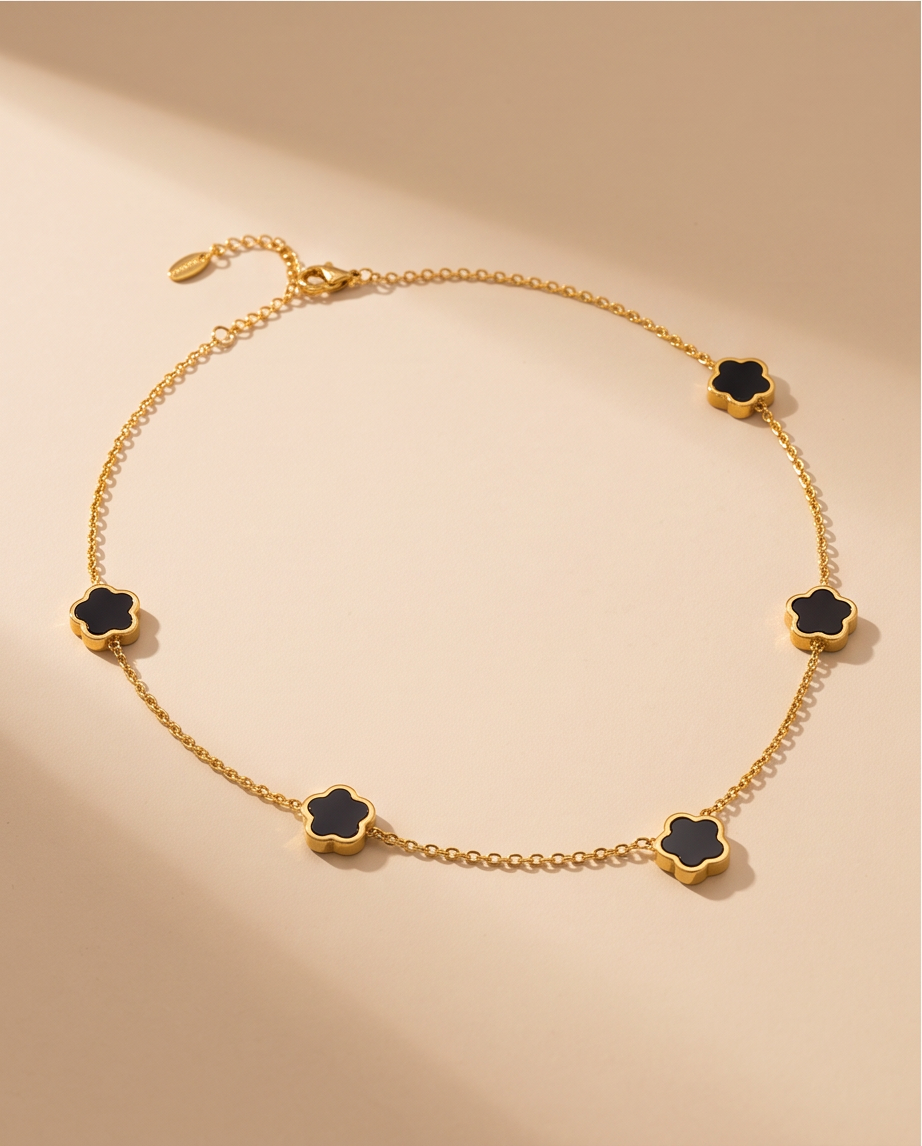 Black Clover Necklace