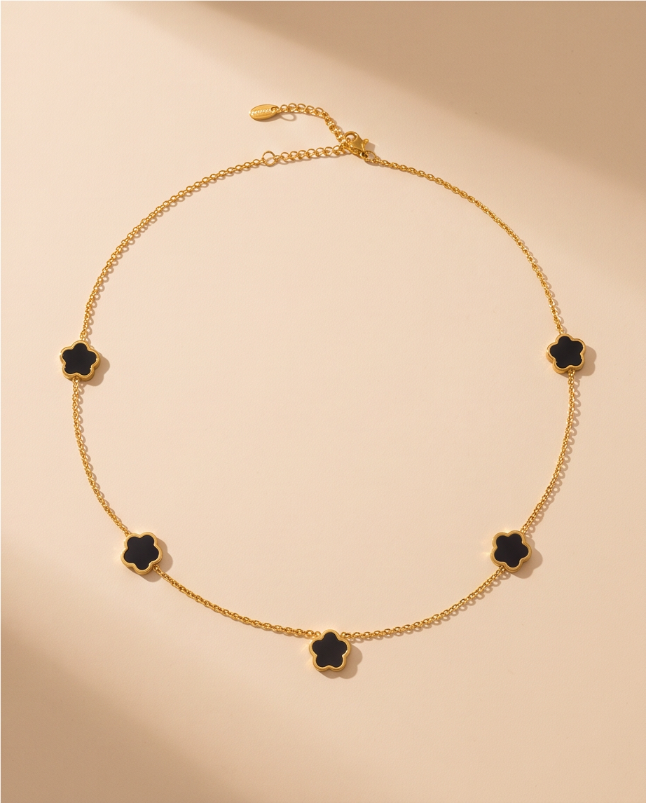 Black Clover Necklace