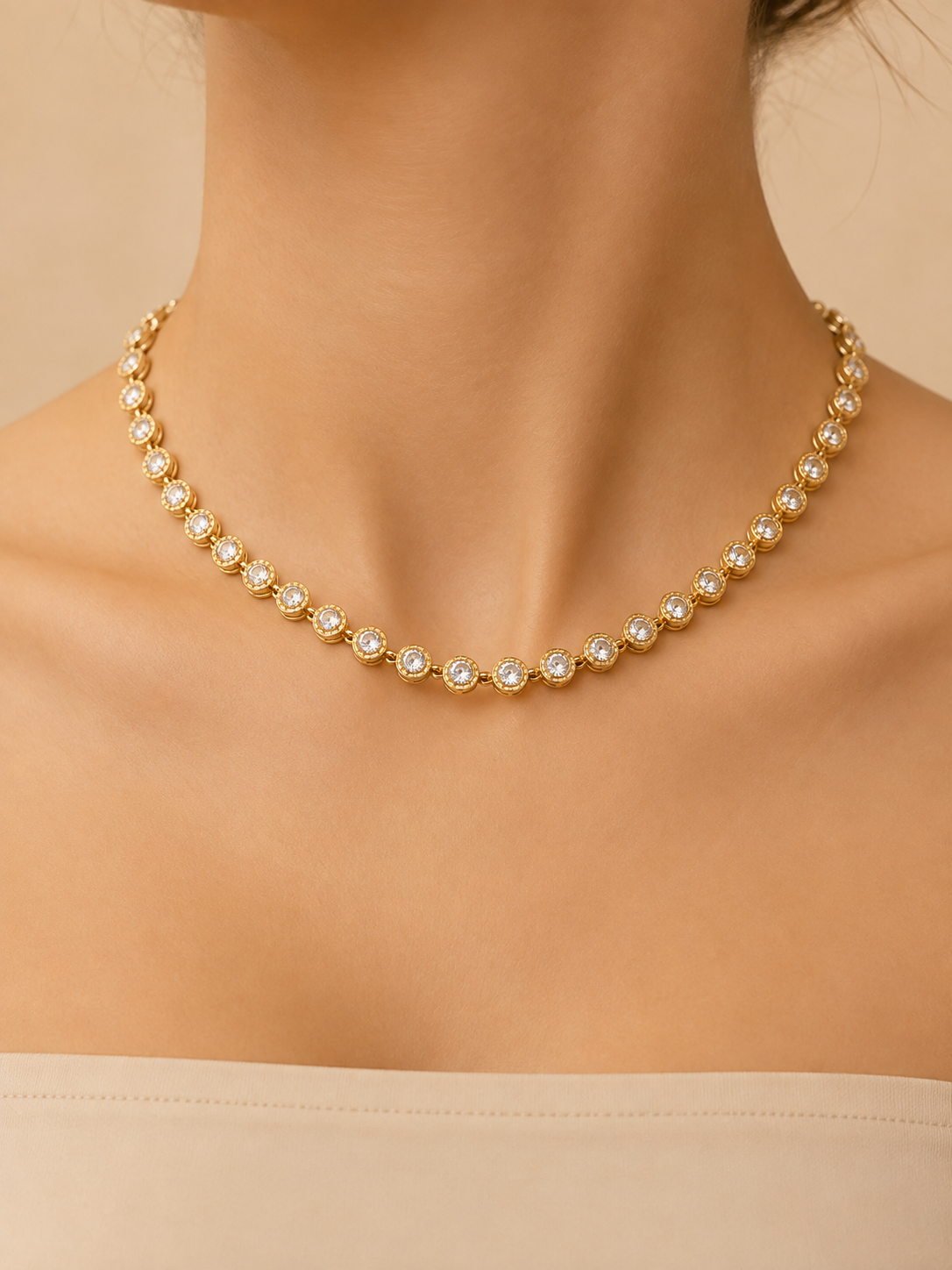 Noble Tennis Necklace