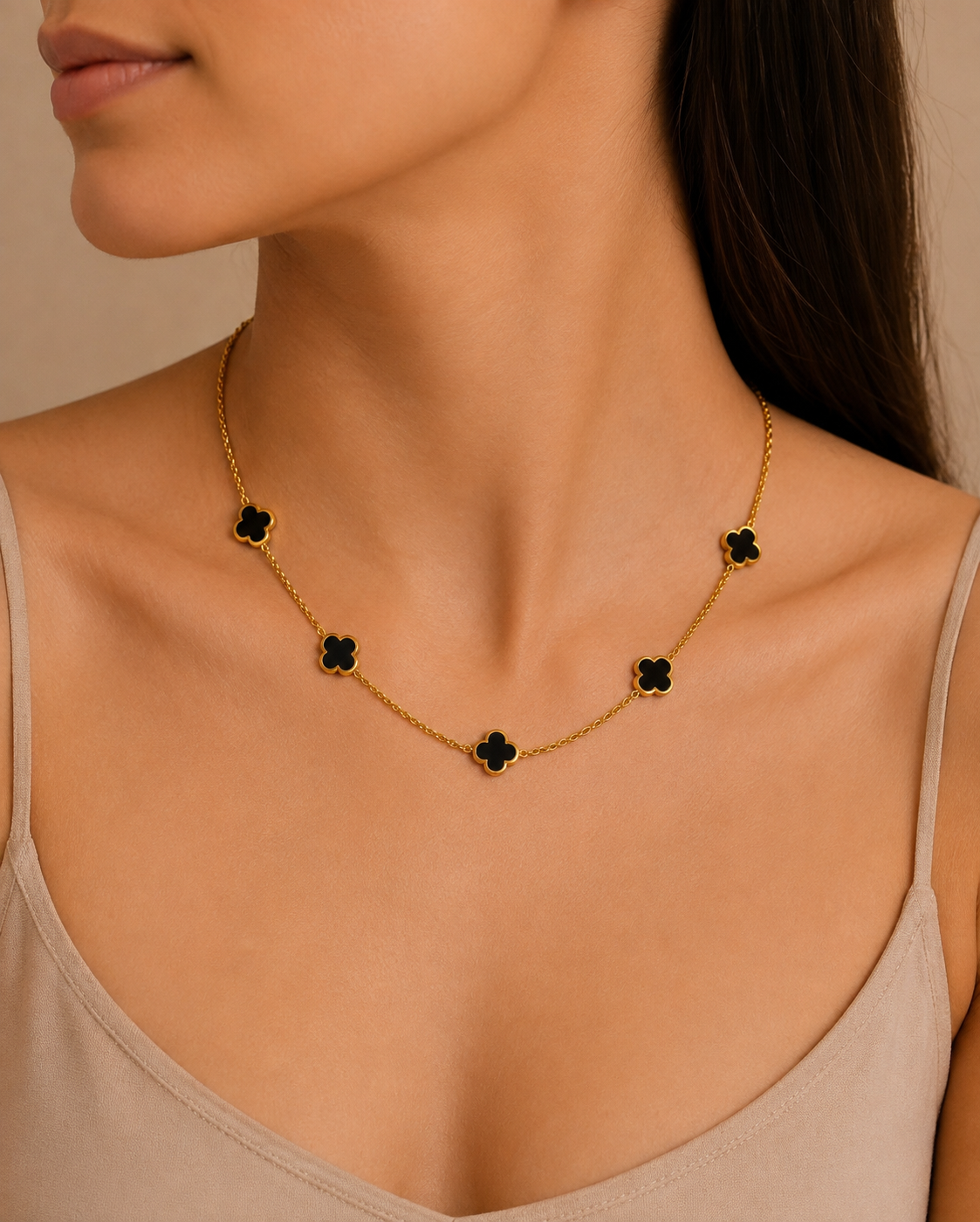 Black Clover Necklace