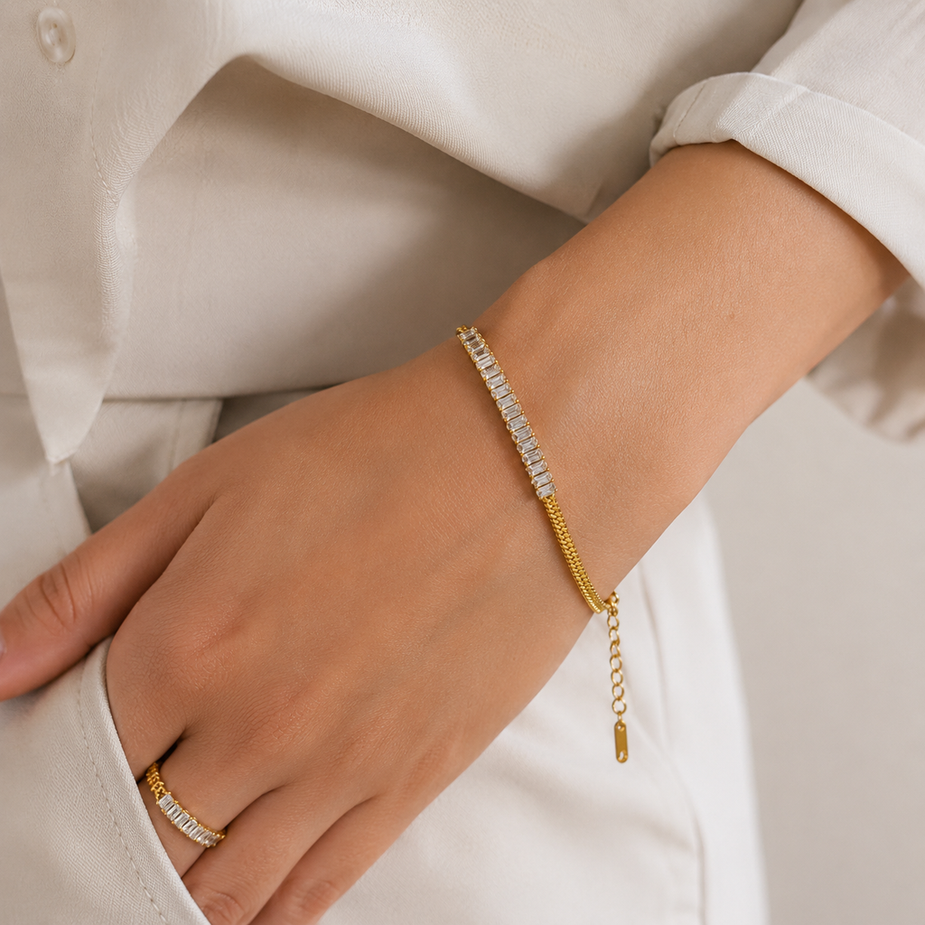 Snake Crystal Bracelet