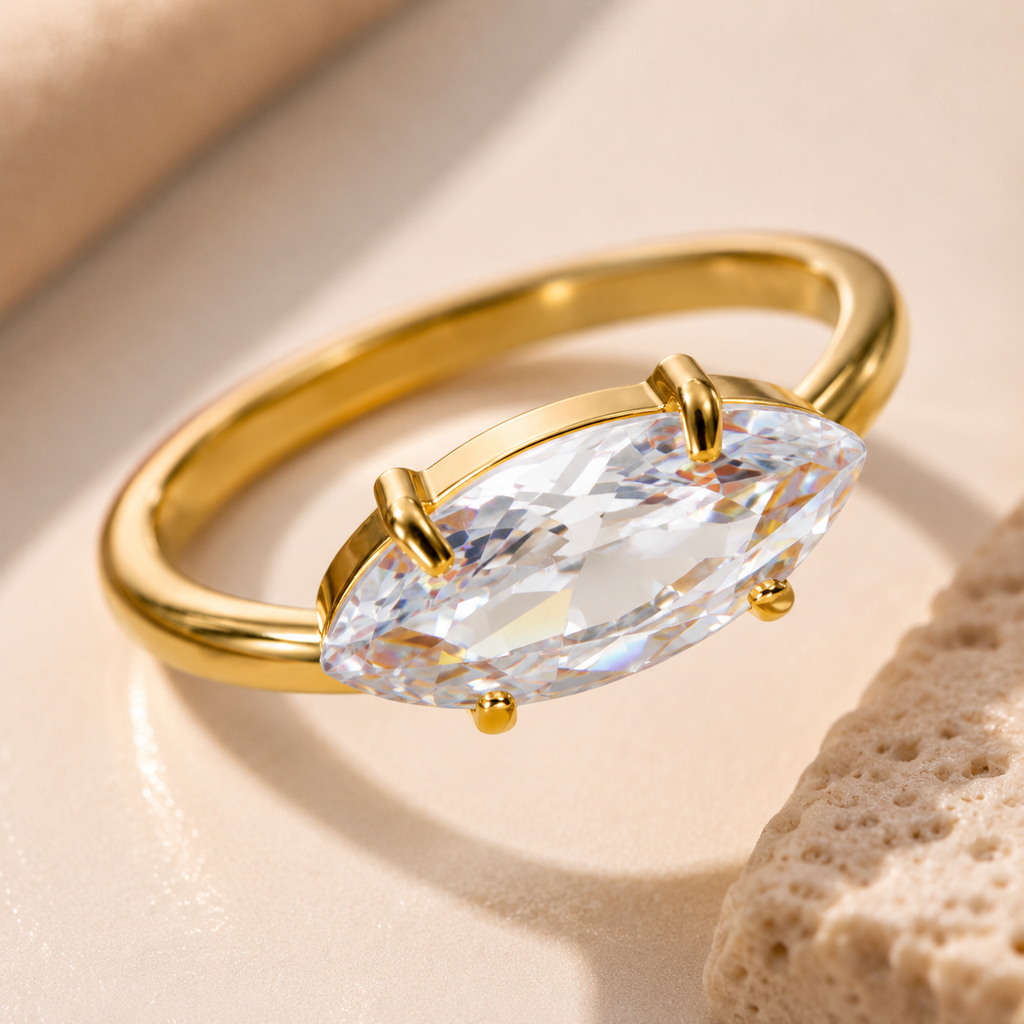 Marquise Crystal Ring