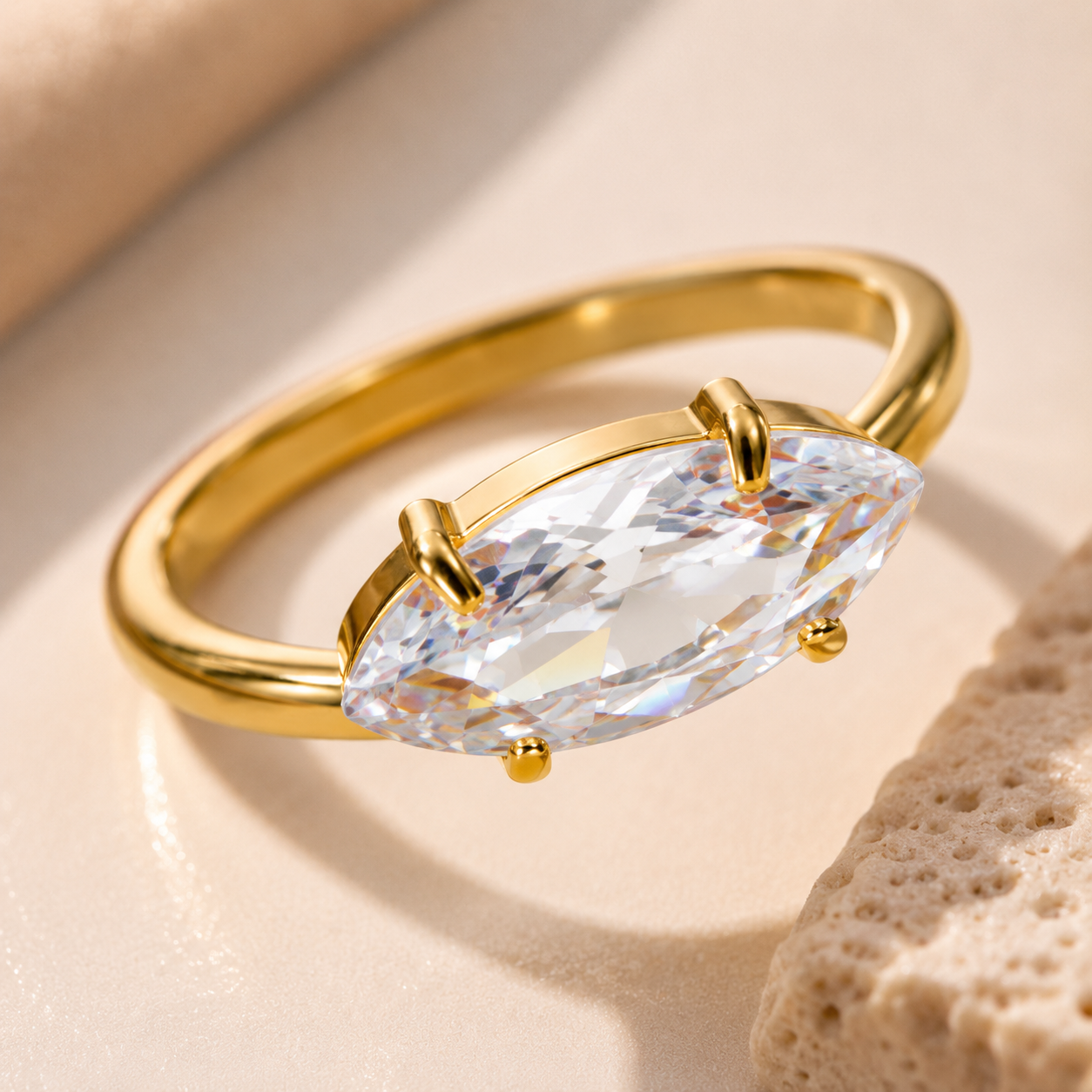 Marquise Crystal Ring