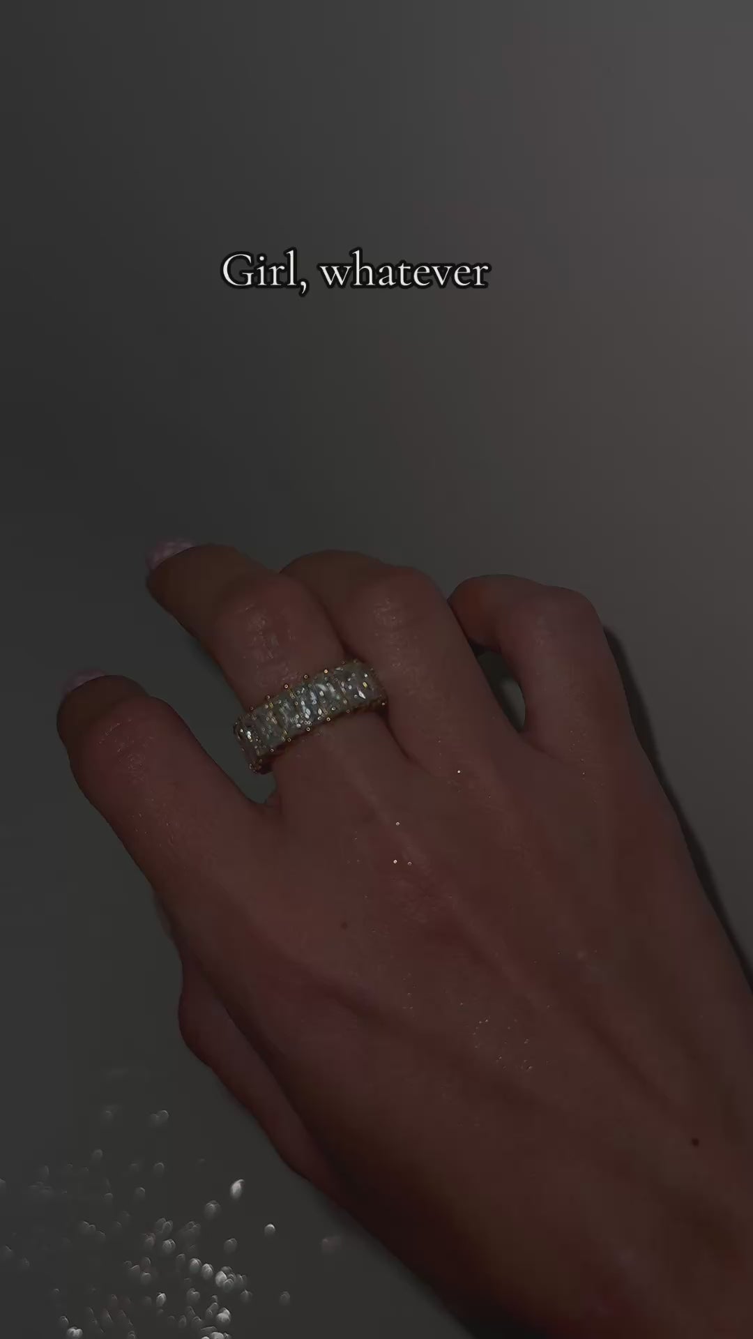 Eternity Princess Cut Ring